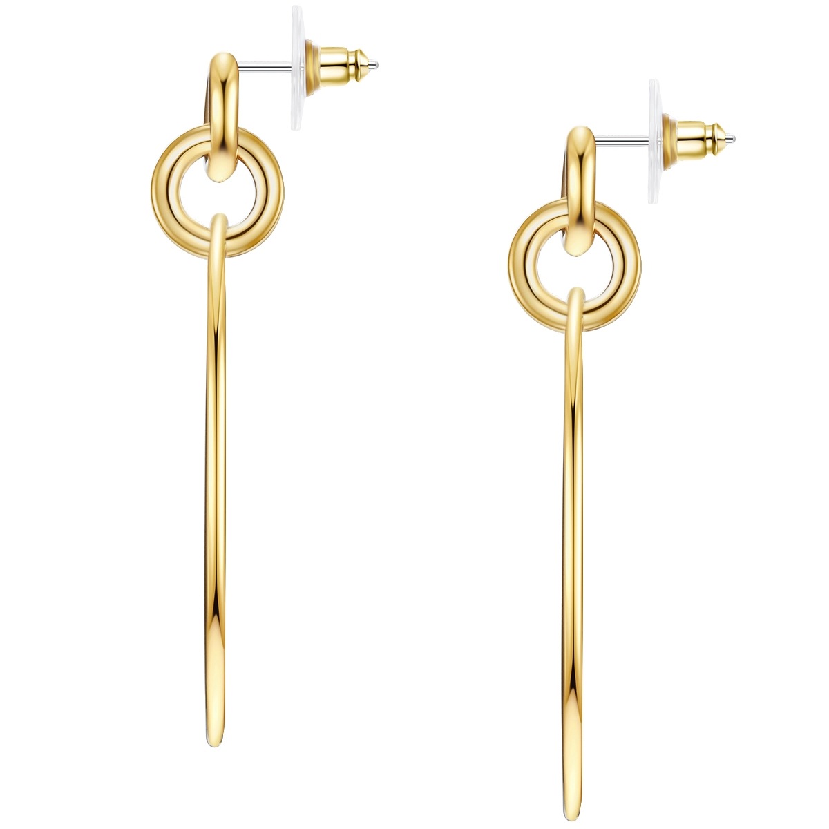Ohrstecker Metall-Legierung in Gelbgold