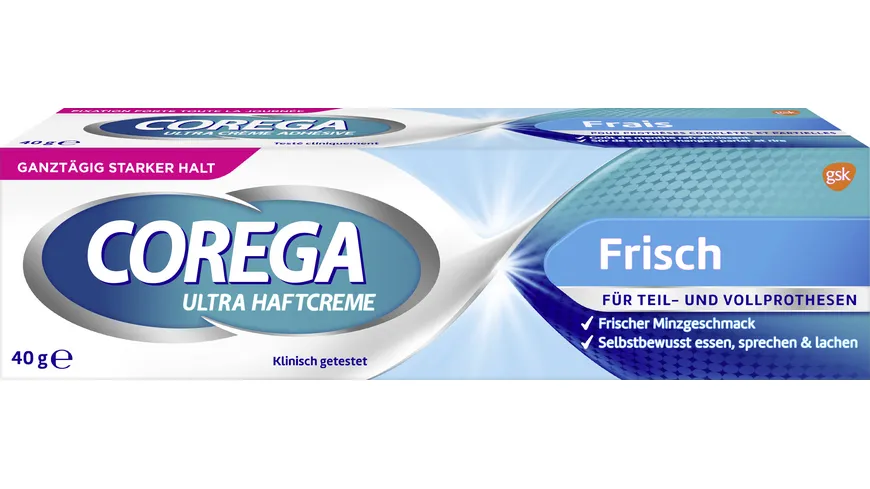 Corega Ultra Haftcreme Frisch 40g 40 g