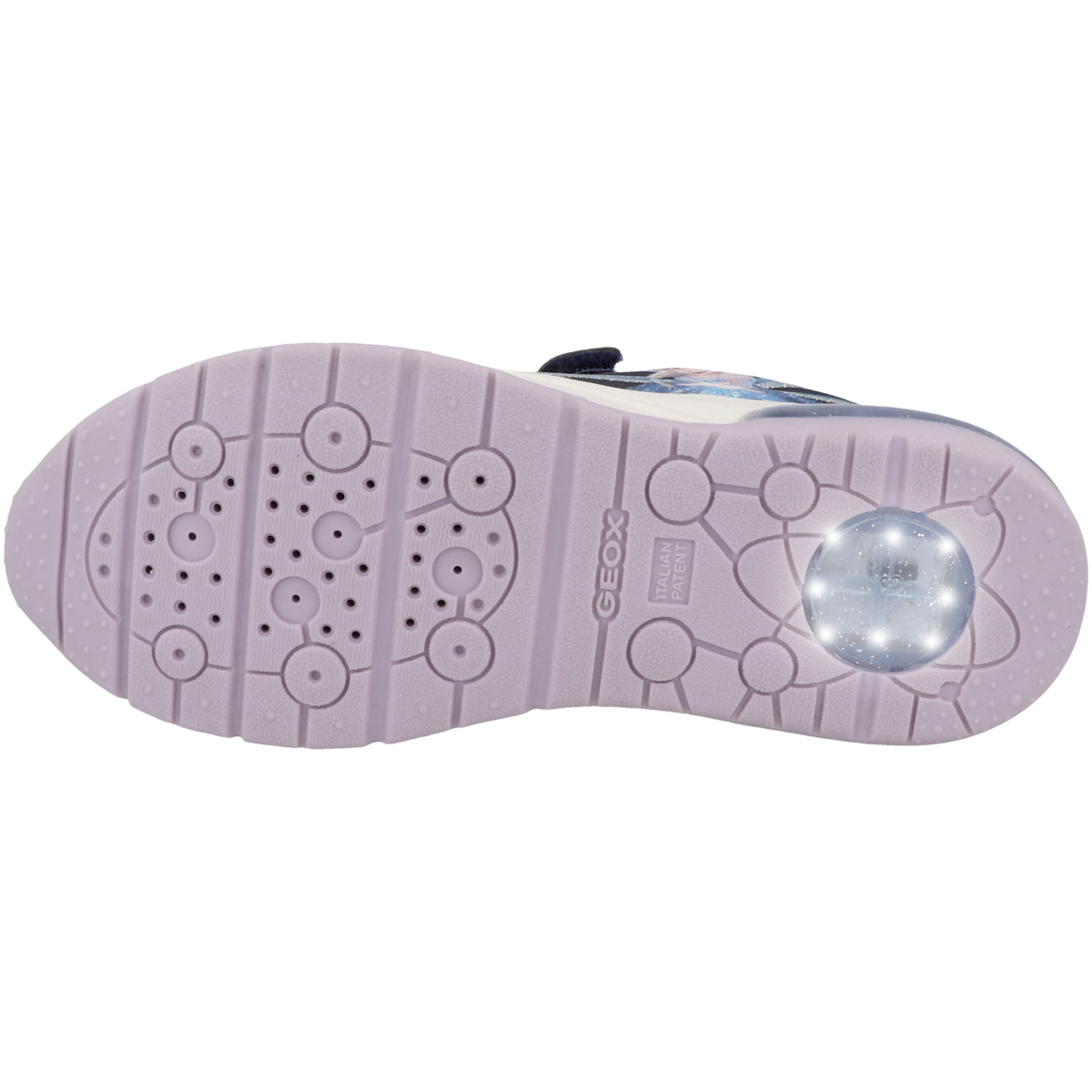 Geox J Spaceclub G. B Sneaker low blau