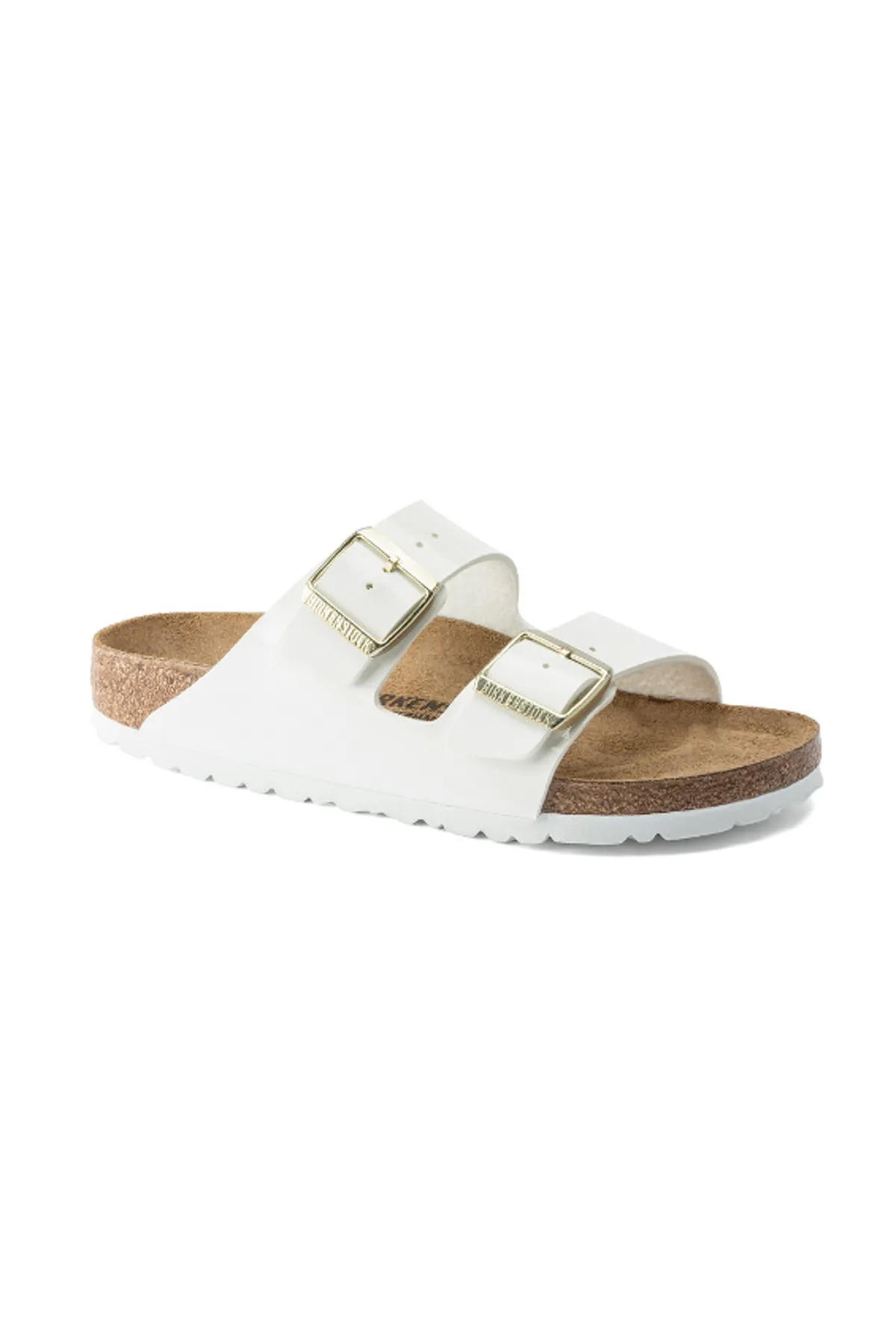 Birkenstock  Pantolette - Weiß - Flacher Absatz