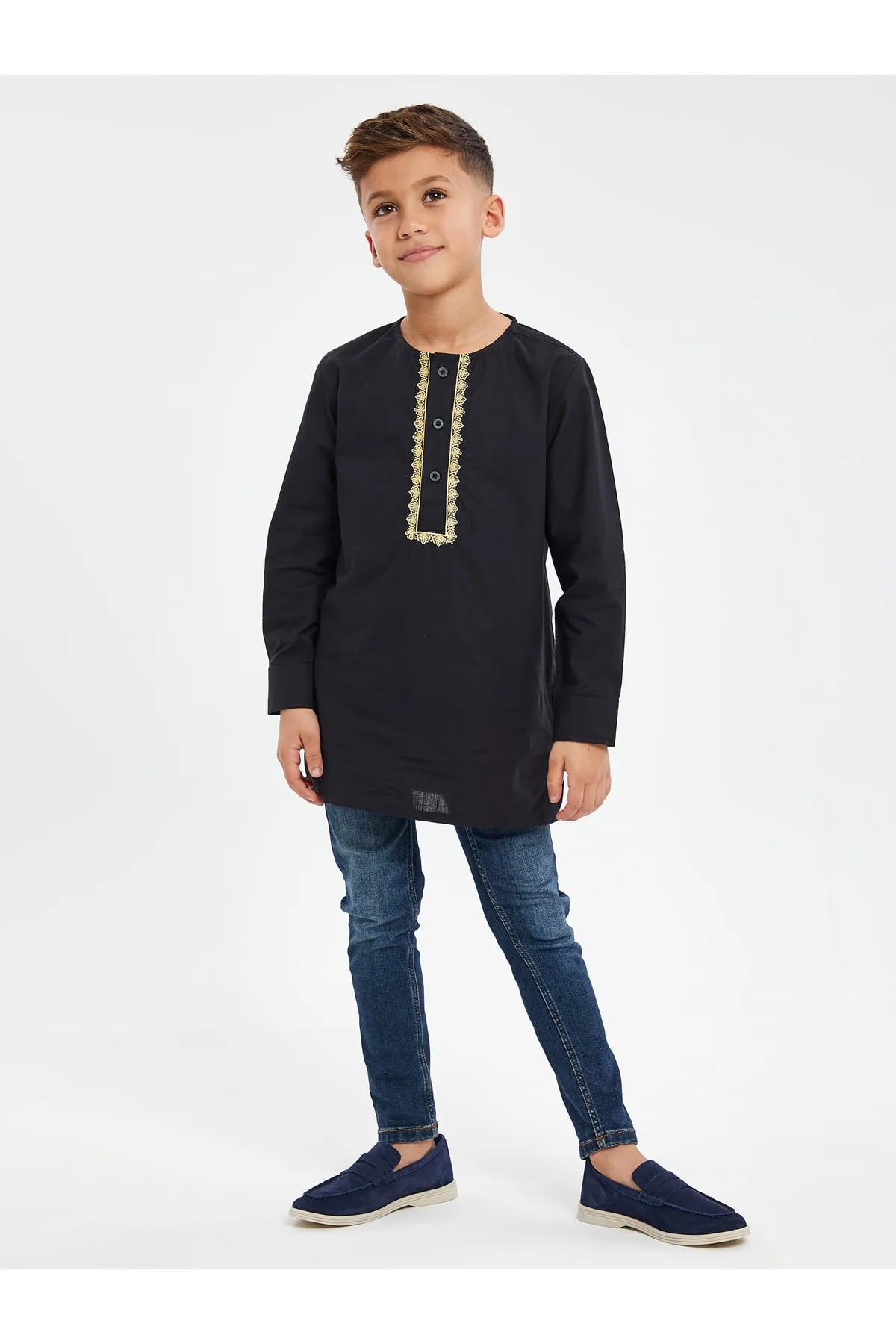 Threadboys  Hemd - Schwarz - Regular Fit