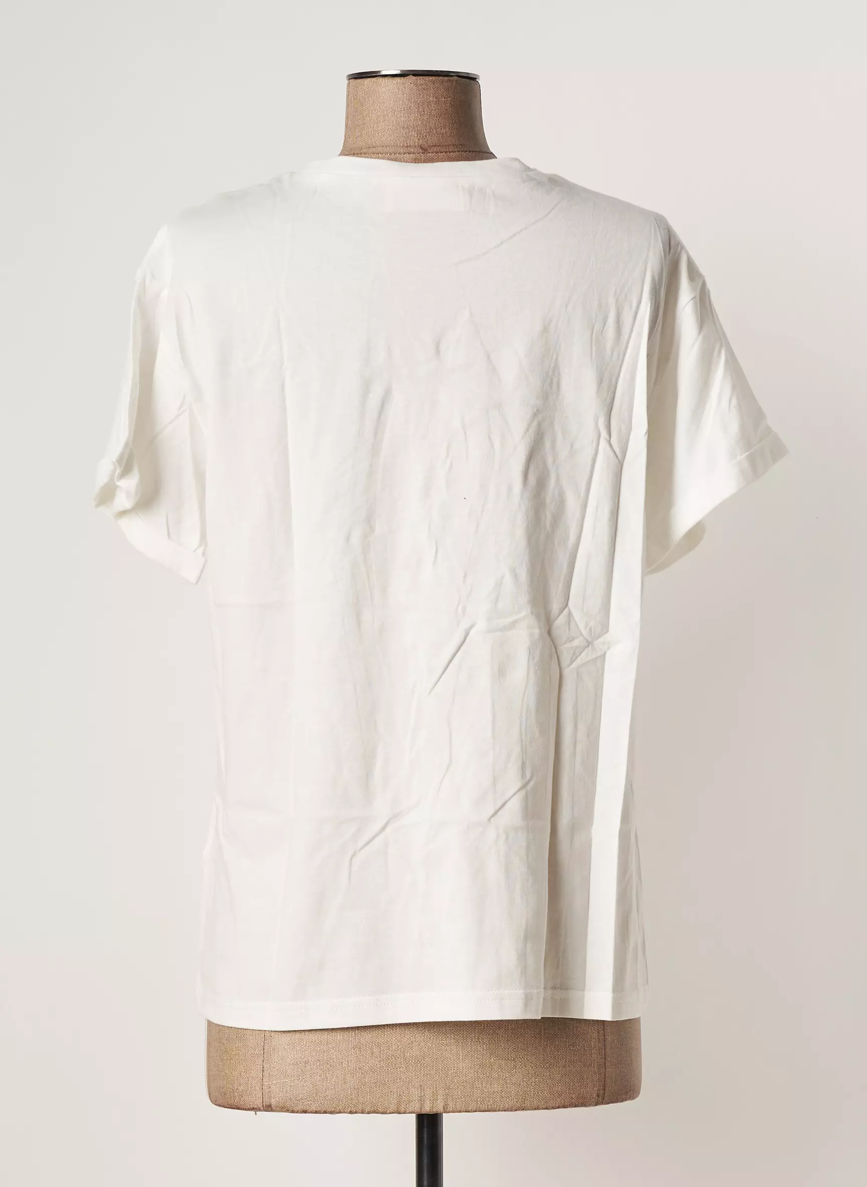 Cherry Paris Tshirts Femme couleur blanc