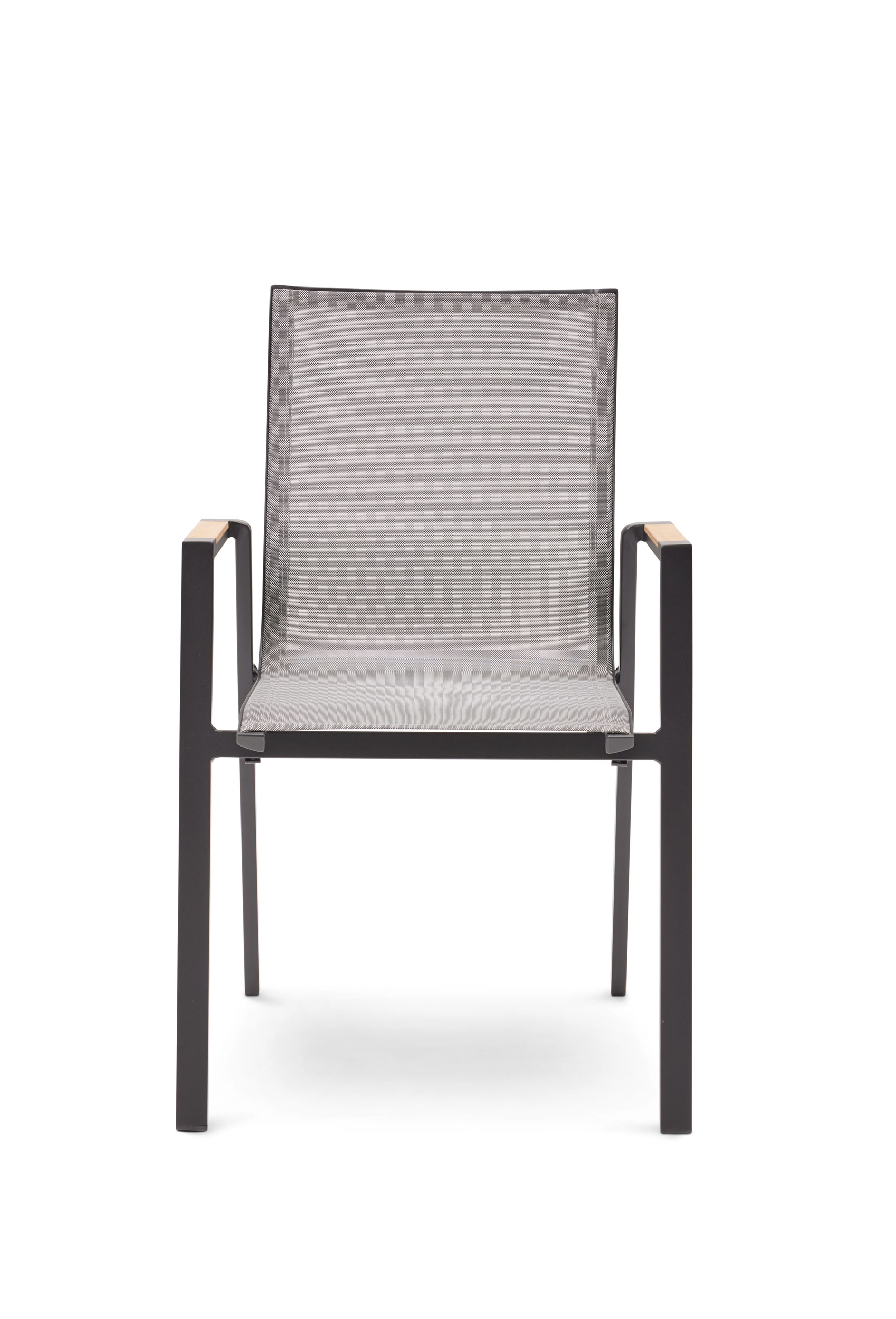 MONDOGartenstuhl stapelbar Alu/Teak