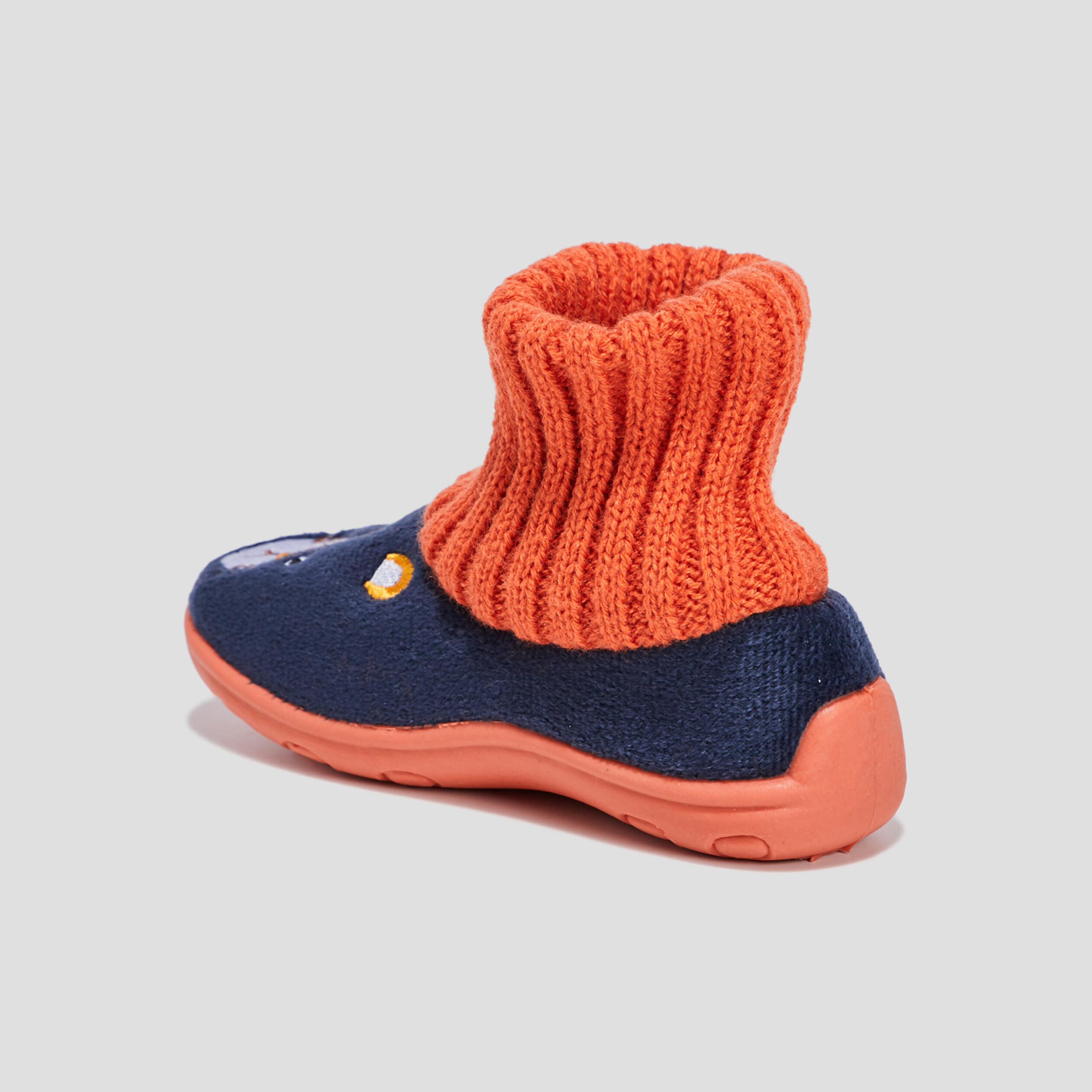 Chaussons chaussettes bleu marine garçon | La Halle