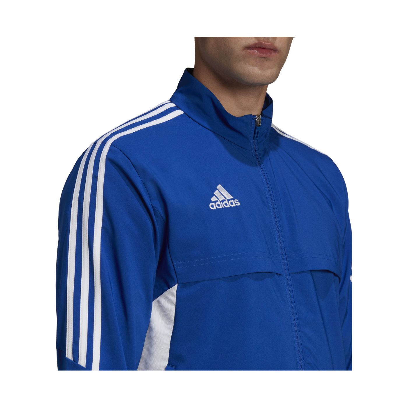 adidas Condivo 22 Präsentationsjacke Blau Weiss