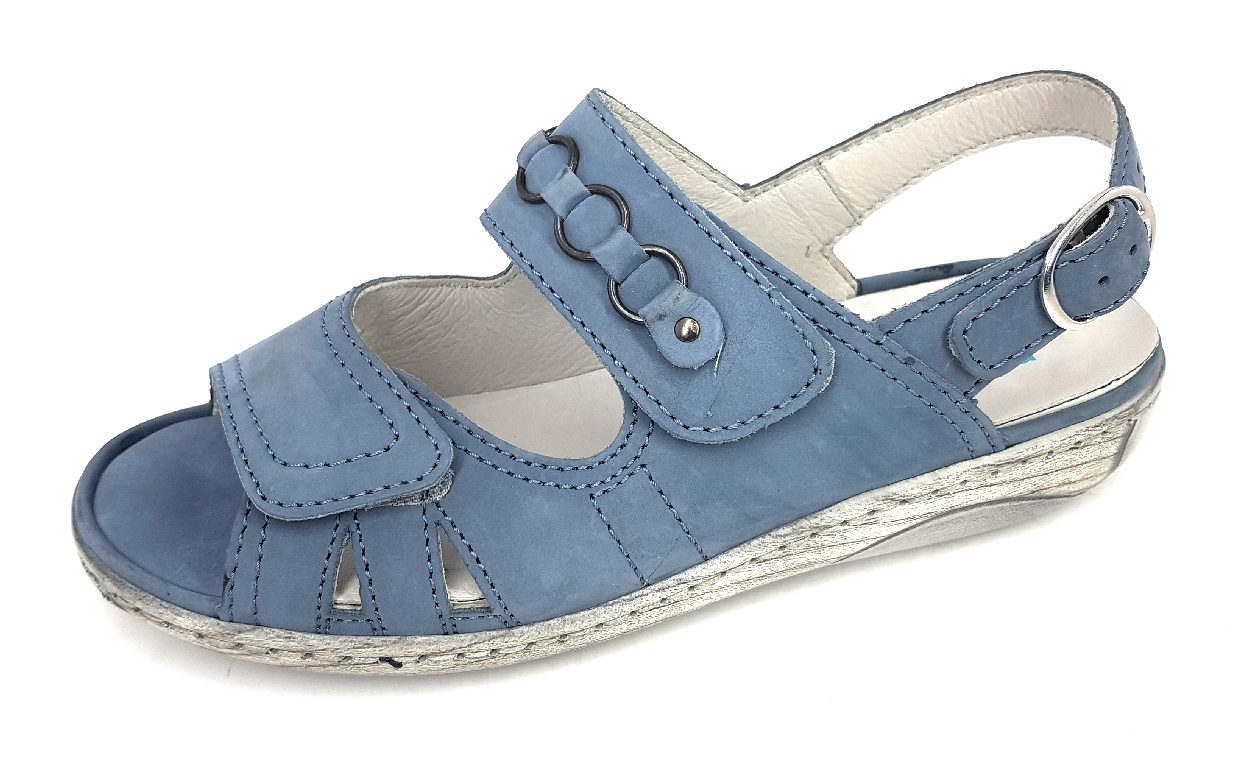 Waldläufer Garda 210004-191263 Blau 263 Denim