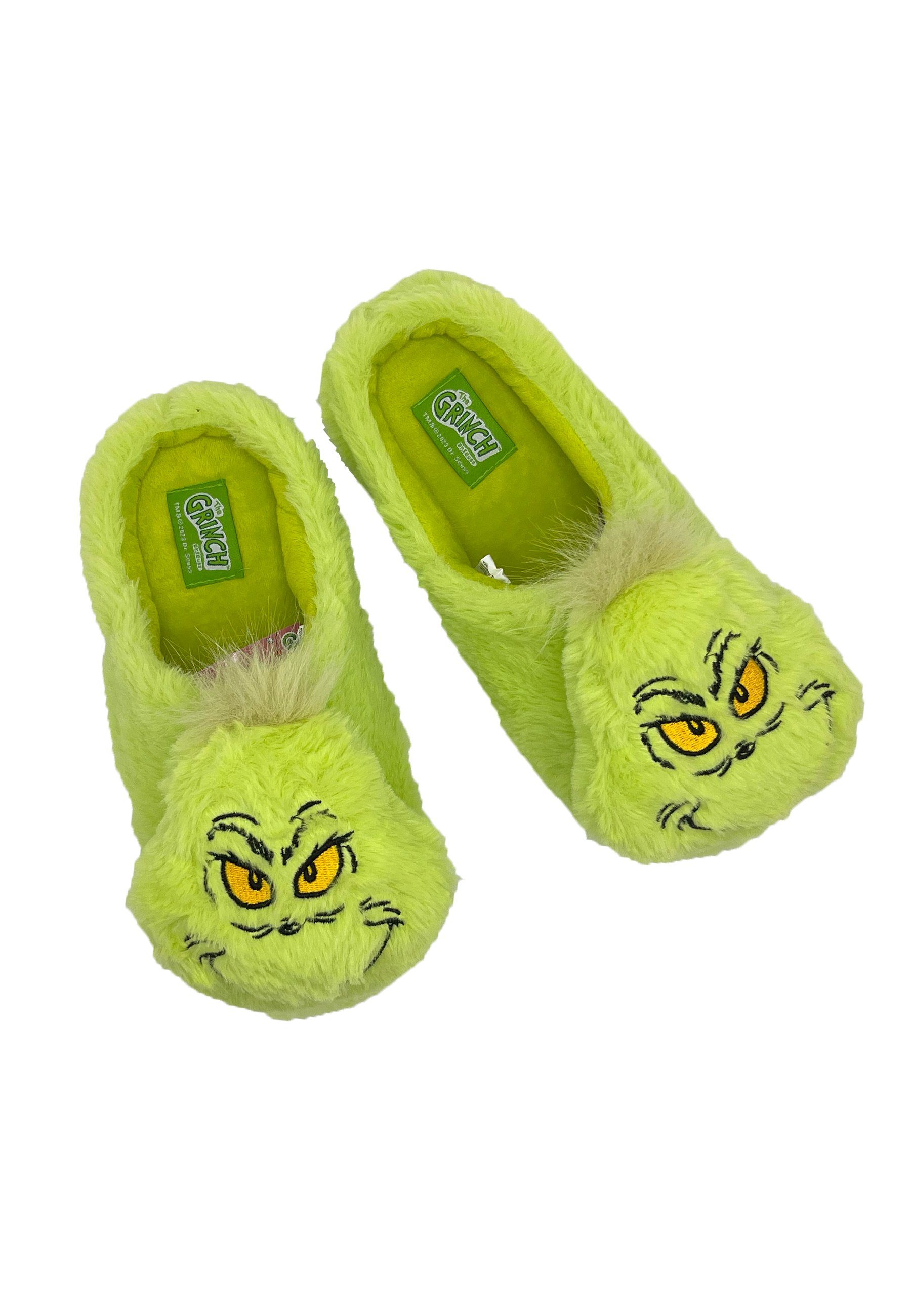 ONOMATO! Grinch Fleece Hausschuhe Pantoffeln Hausschuh