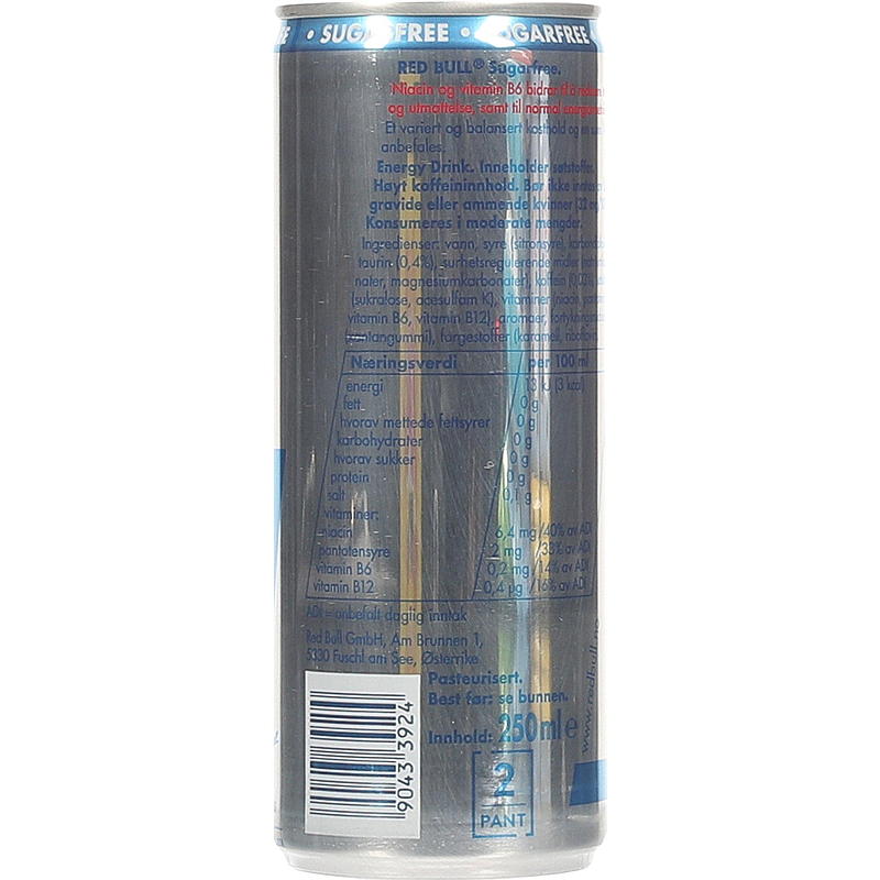 Red bull Red bull 250 ml Energi u/sukker