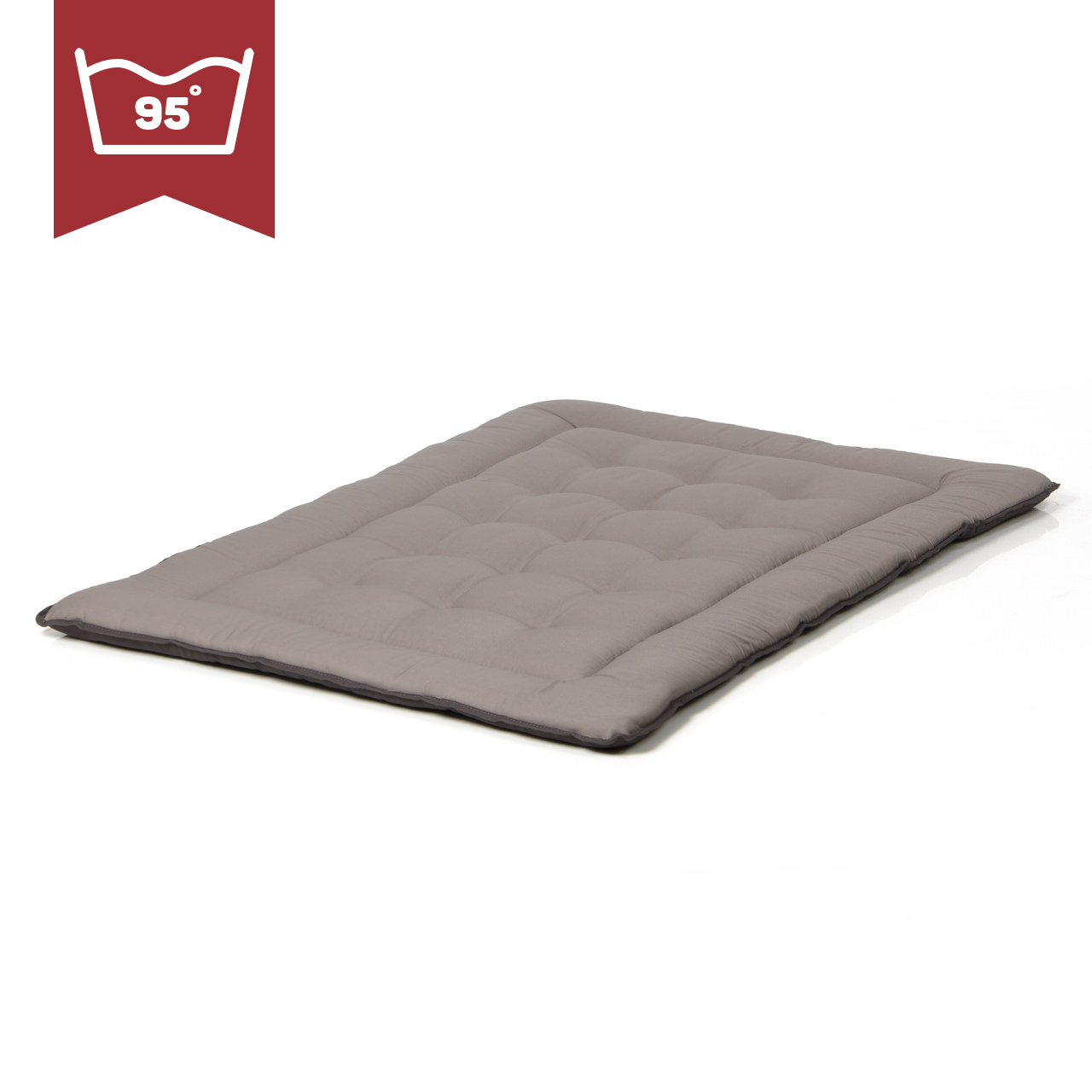 Wallace & Jones Hundebetten Wallace & Jones gepolsterte Wendedecke Shepherd hellgrau/ dunkelgrau XXL