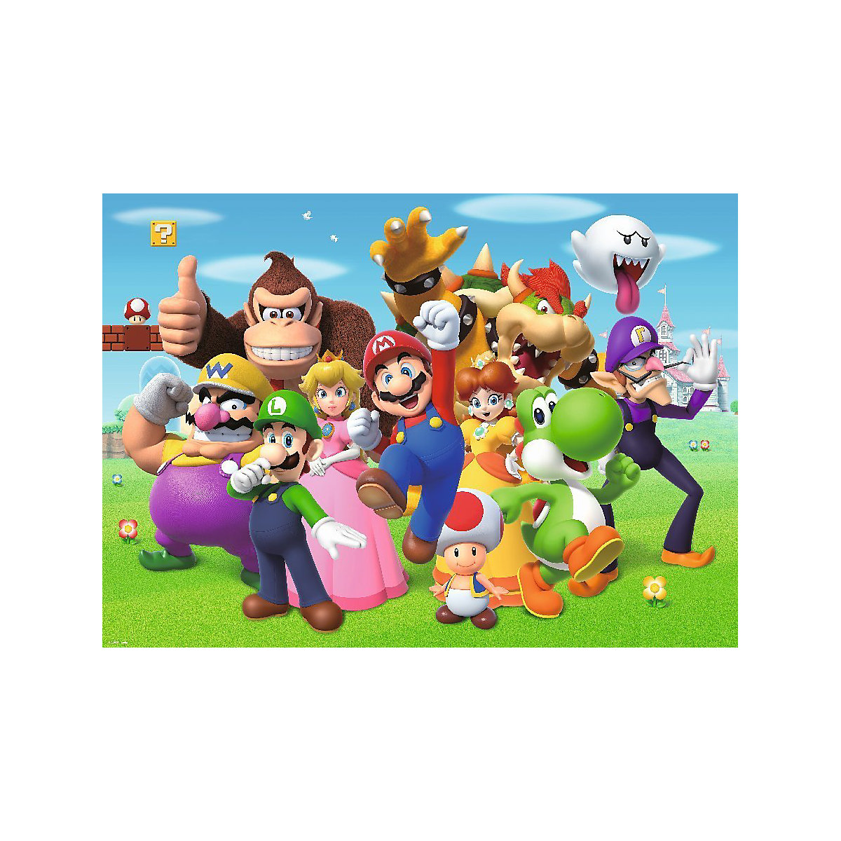Puzzle Super Mario, 70x50 cm, 1.000 Teile