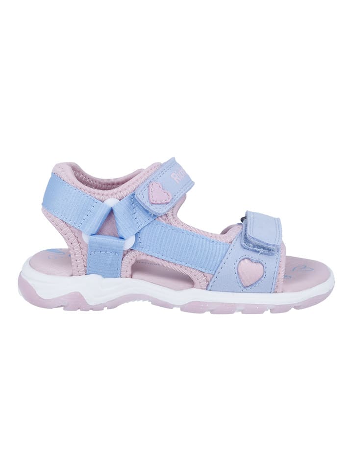 Richter Shoes Sandalen in Hellblau/ Rosa günstig kaufen