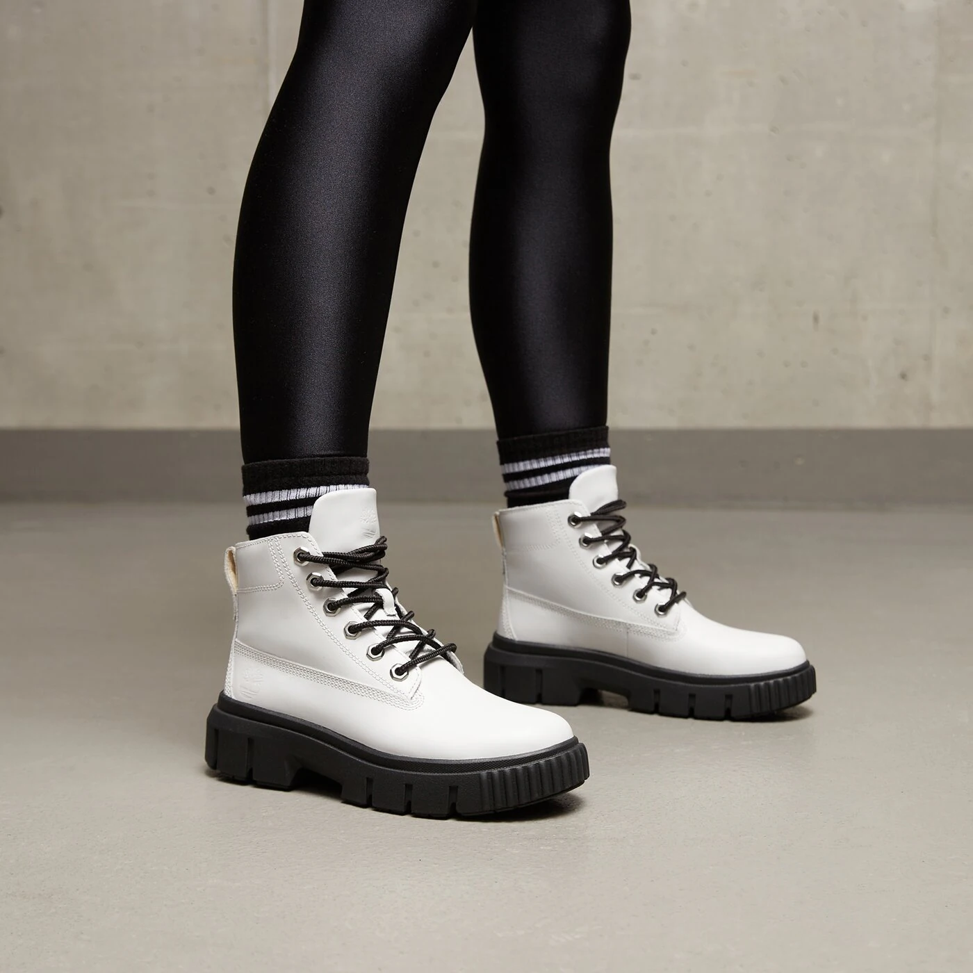 TIMBERLAND GREYFIELD LEATHER BOOT Weiß