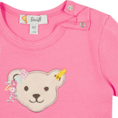 T-Shirt kurzarm, pink für Mädchen