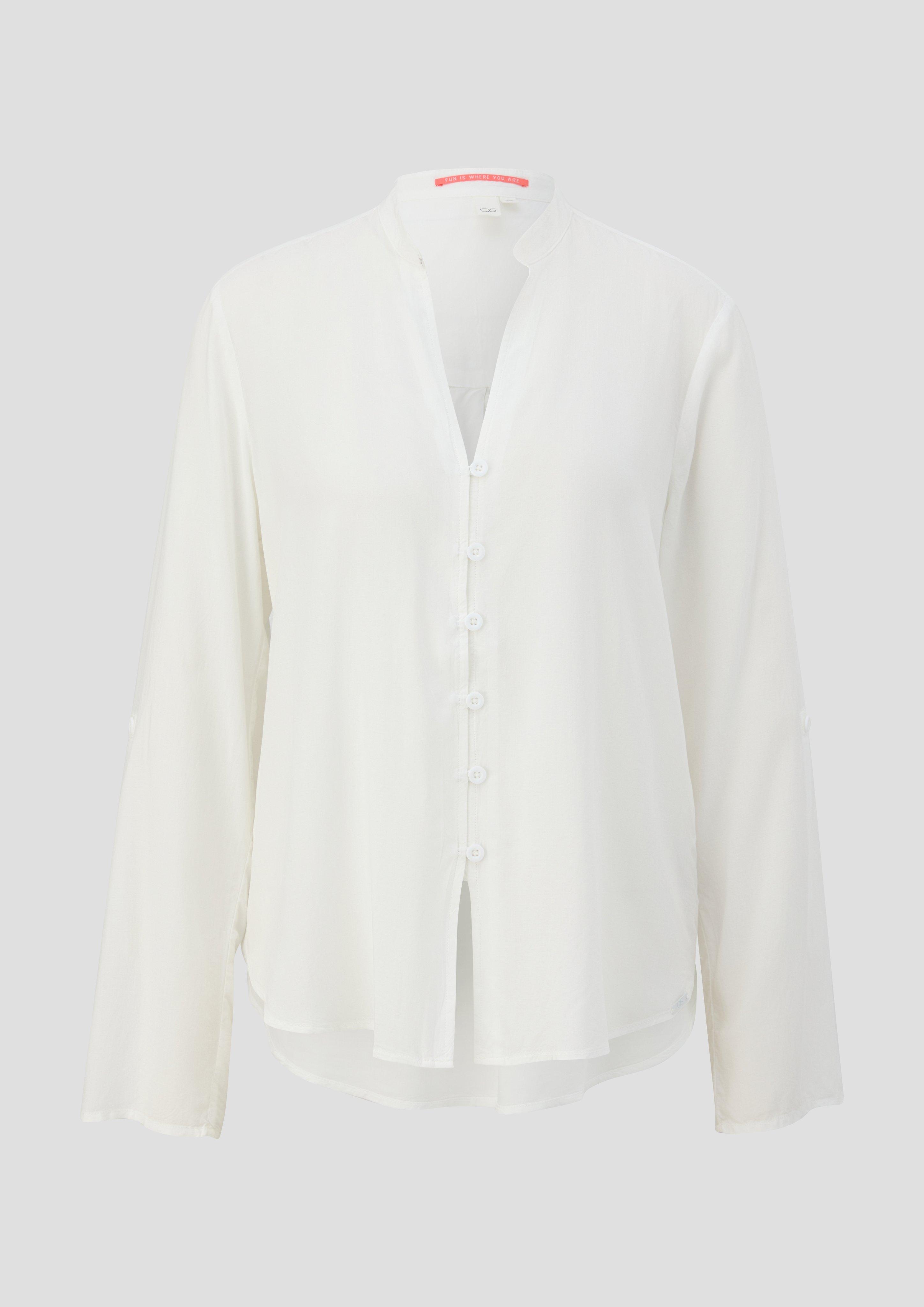 Viskosebluse mit Turn-up-Funktion  2140749-0200