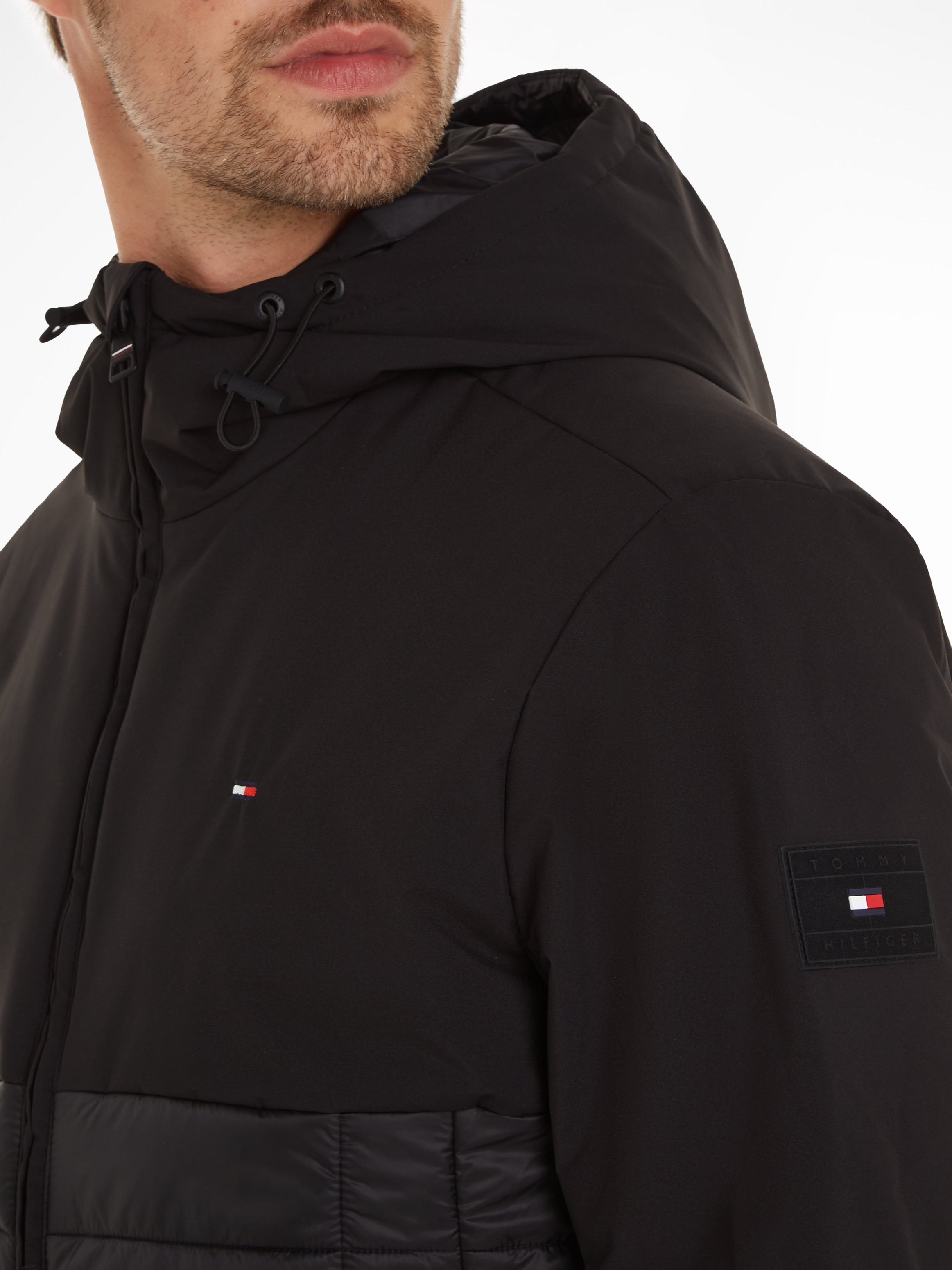 Tommy Hilfiger Steppjacke CL MIX MEDIA HOODED JACKET