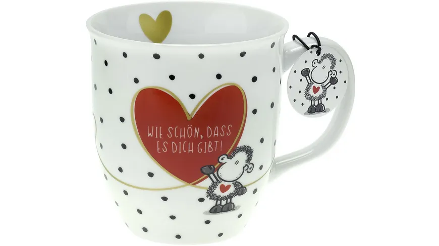 sheepworld Tasse »Wie schön, dass es Dich gibt!«
