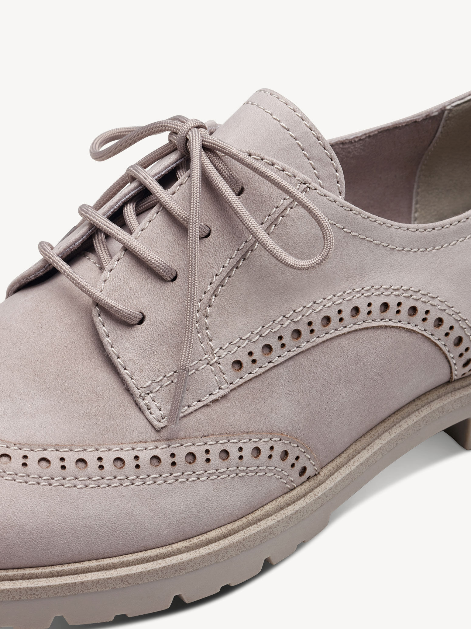 Derbie en cuir - gris