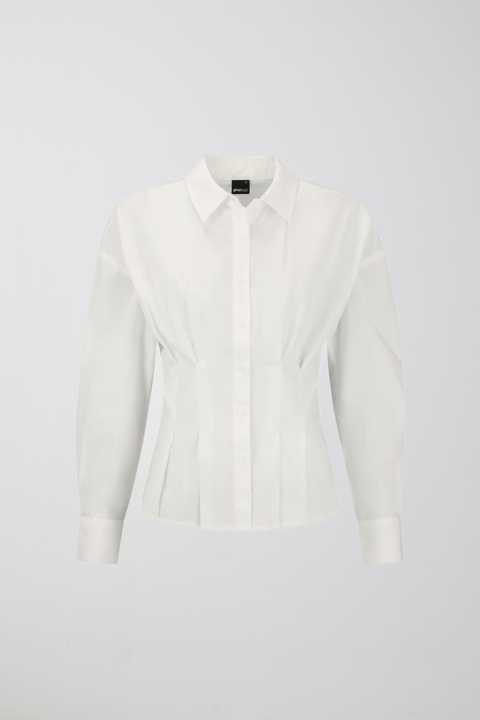 Corset poplin shirt