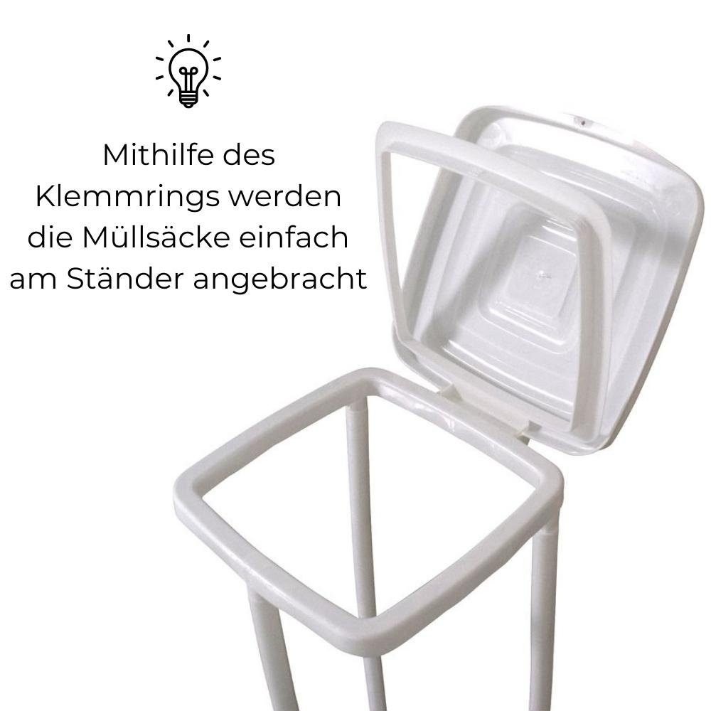 GarPet Müllsackständer Müllsack Ständer Gelber Sack Halter Müllsackständer mit Deckel