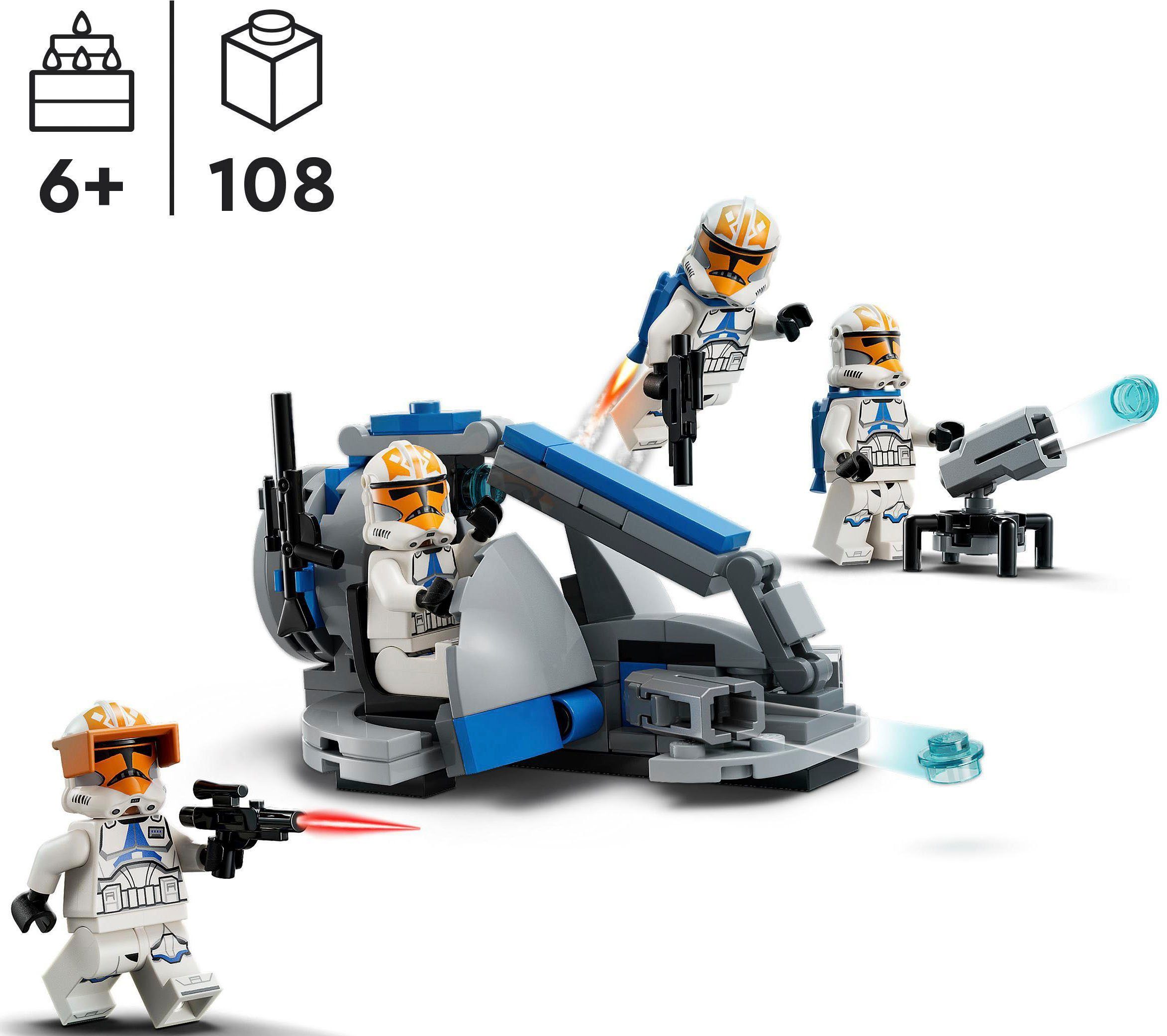 LEGO® Konstruktionsspielsteine Ahsokas Clone Trooper der 332. Kompanie (75359), LEGO® Star Wars, (108 St., Battle Pack), Made in Europe
