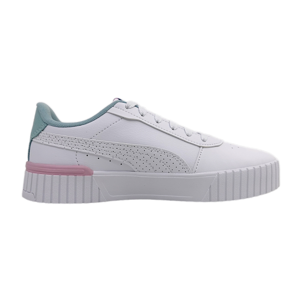 Puma Carina Tropical JR 395574 Weiß 0001 white-Turquoise surf