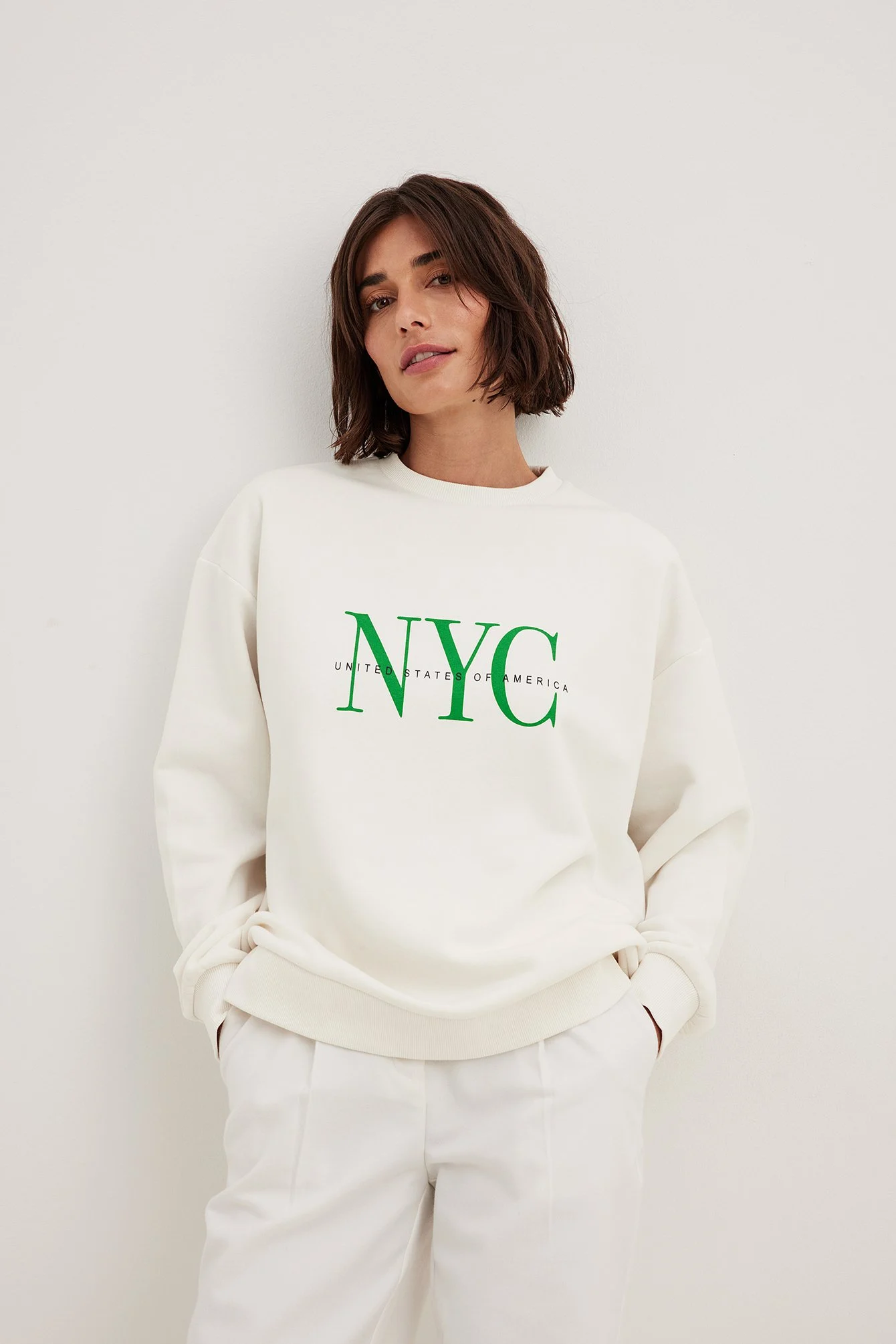 Pullover mit Stadt-Aufdruck