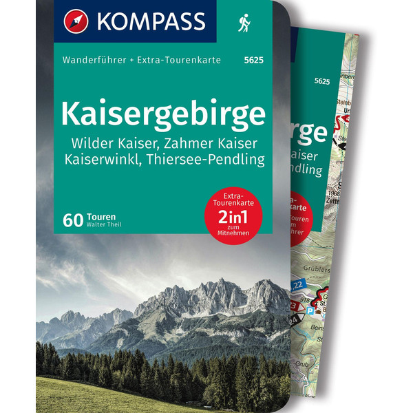KOMPASS WANDERFÜHRER 5625 KAISERGEBIRGE