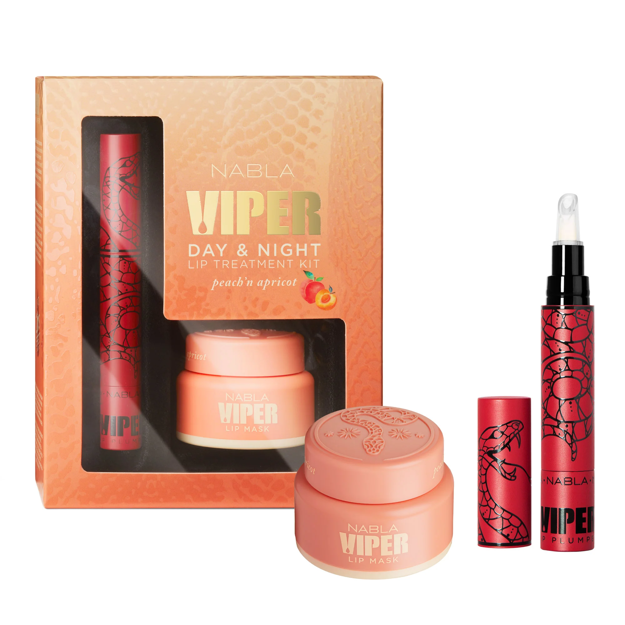 Lips Viper Day & Night Lip Kit Peach'n Apricot - Σετ μακιγιάζ