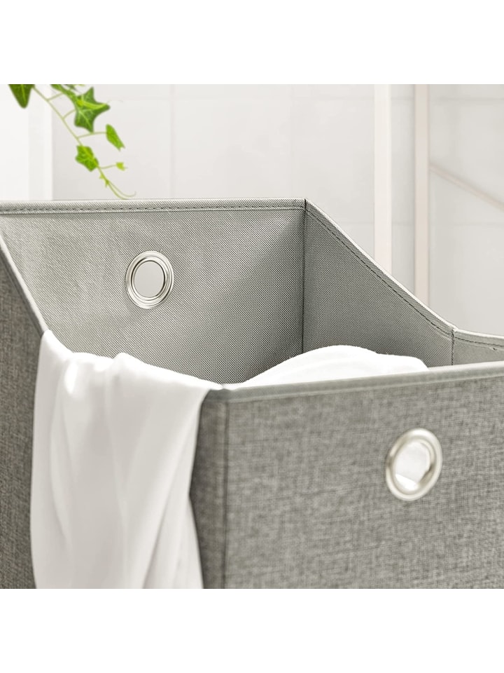 SoBuy Wäscheschrank in Weiß - (B)77 x (H)80 x (T)38cm günstig kaufen onesize