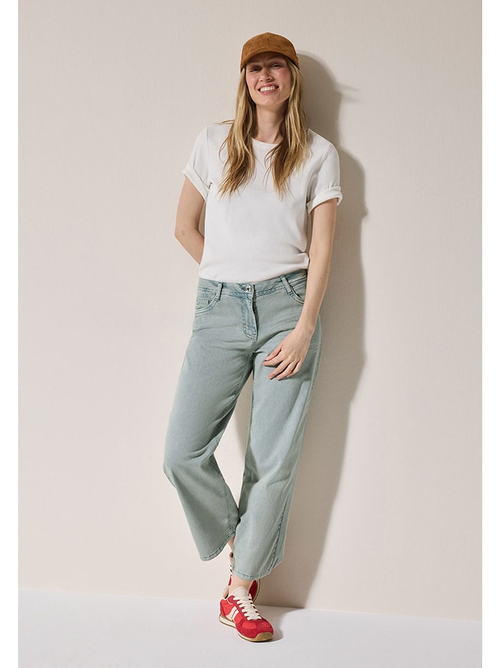 Cecil Jeans - Comfort fit - in Grün günstig kaufen