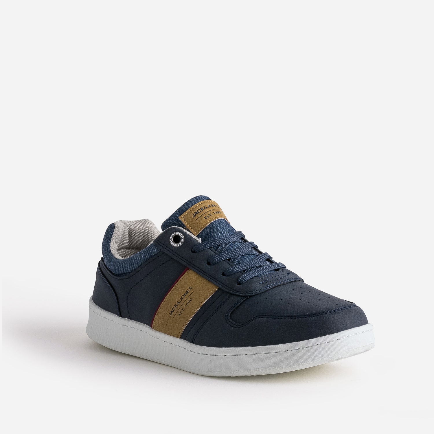 Tennis JACK & JONES marine et camel