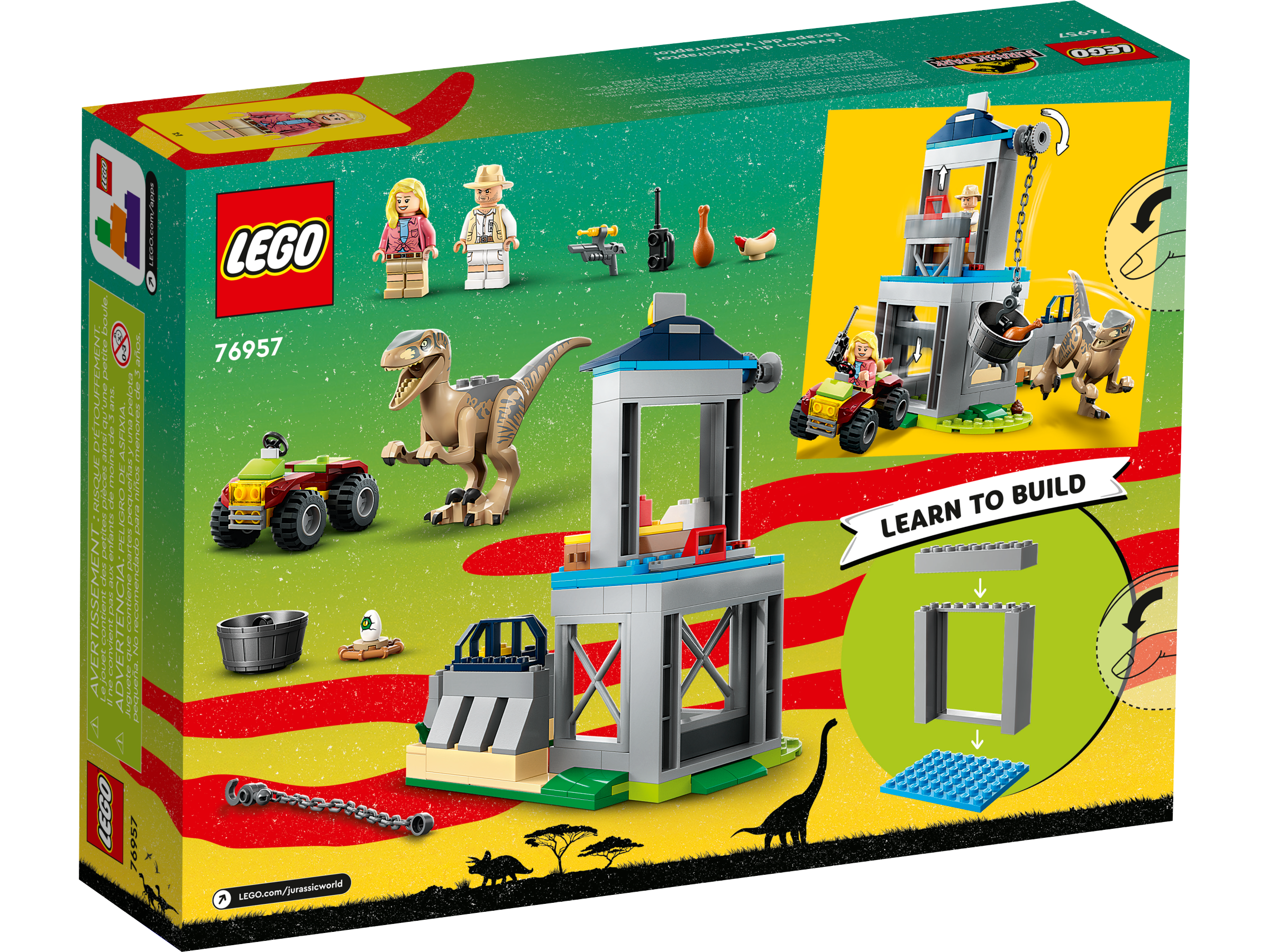 Flucht des Velociraptors 76957