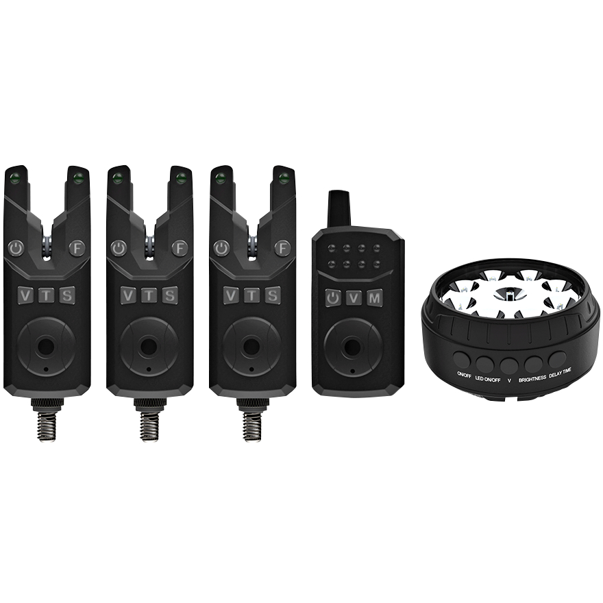 Sonik Bissanzeiger SkS2 Set 3+1 + Bivvy Lamp