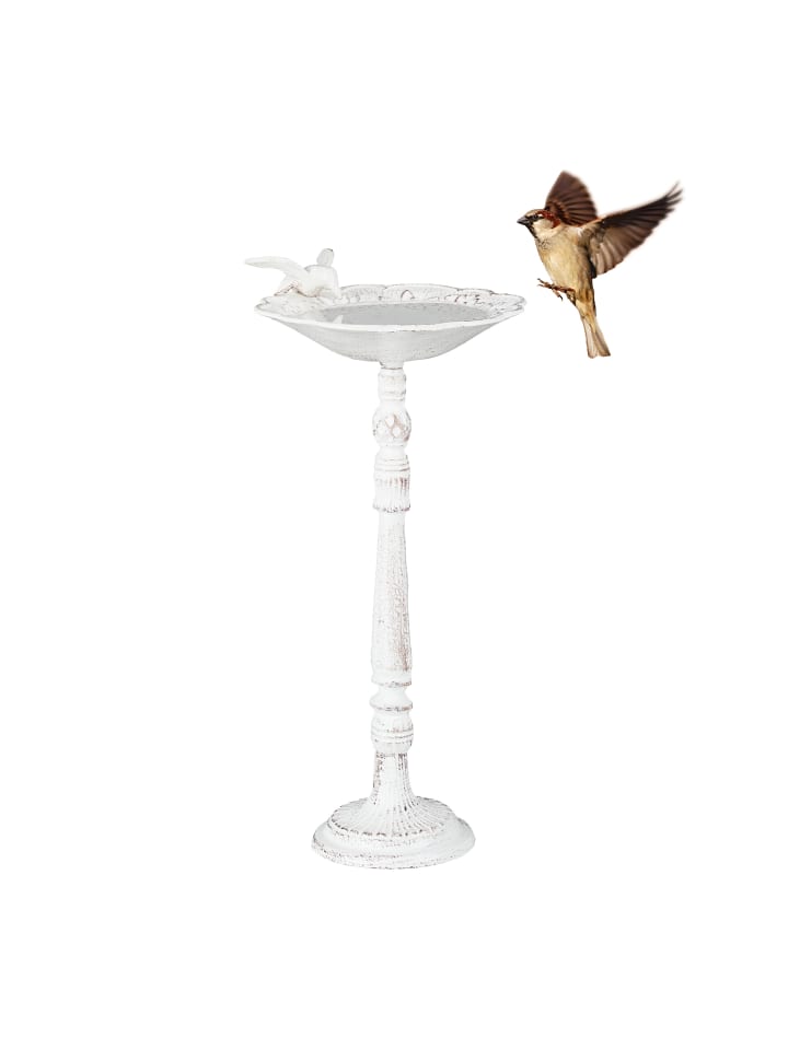 relaxdays Vogeltränke in Weiß günstig kaufen onesize