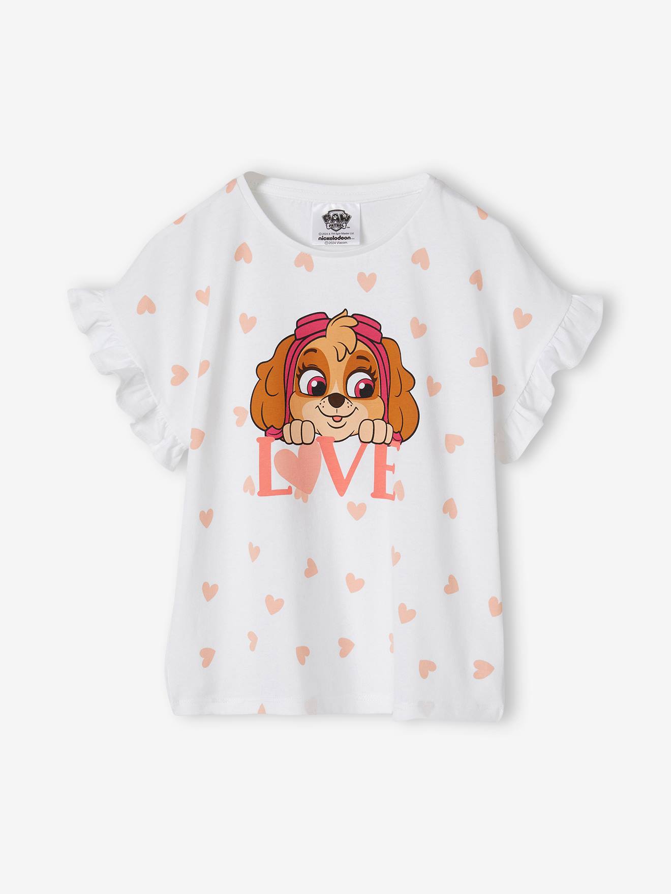 Paw Patrol Kurzer Kinder Schlafanzug PAW PATROL - koralle
