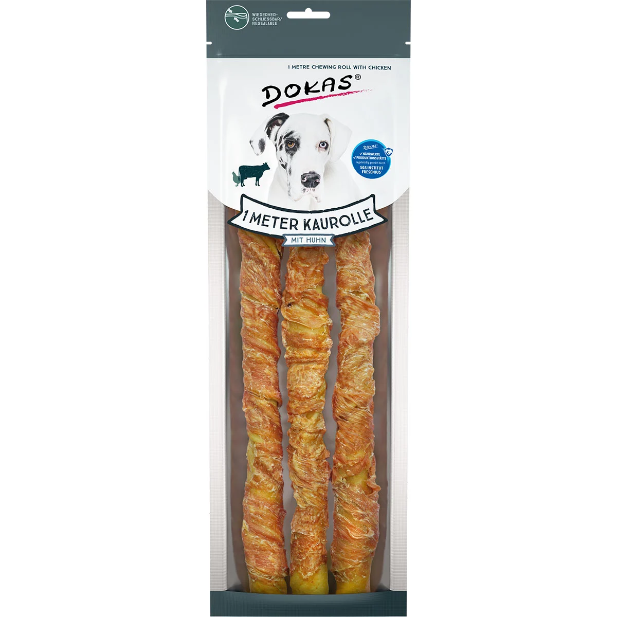 Dokas 1 Meter Kaurolle mit Huhn (Rinderhaut) kaufen bei ZooRoyal
