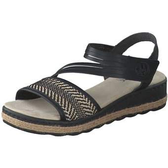 Rieker Sandale in schwarz