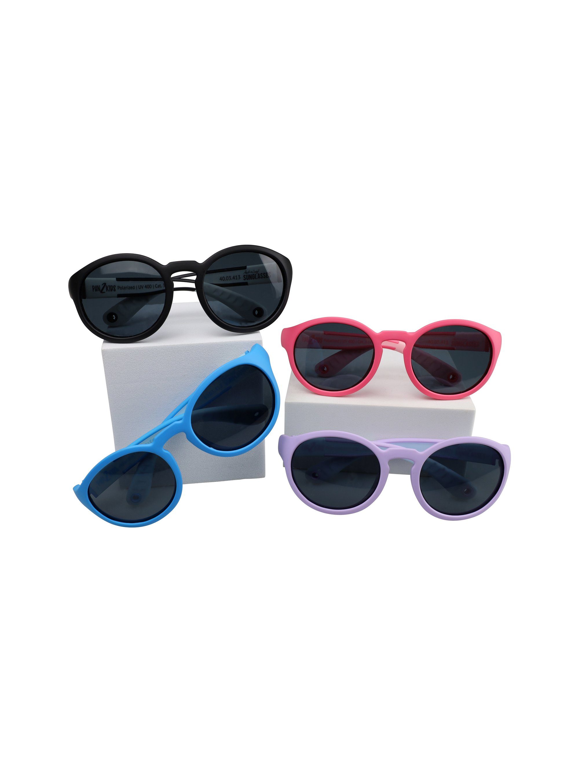 ActiveSol SUNGLASSES Sonnenbrille für Kinder - Pan2Kids, Panto Design, 2 – 5 Jahre, polarisiert