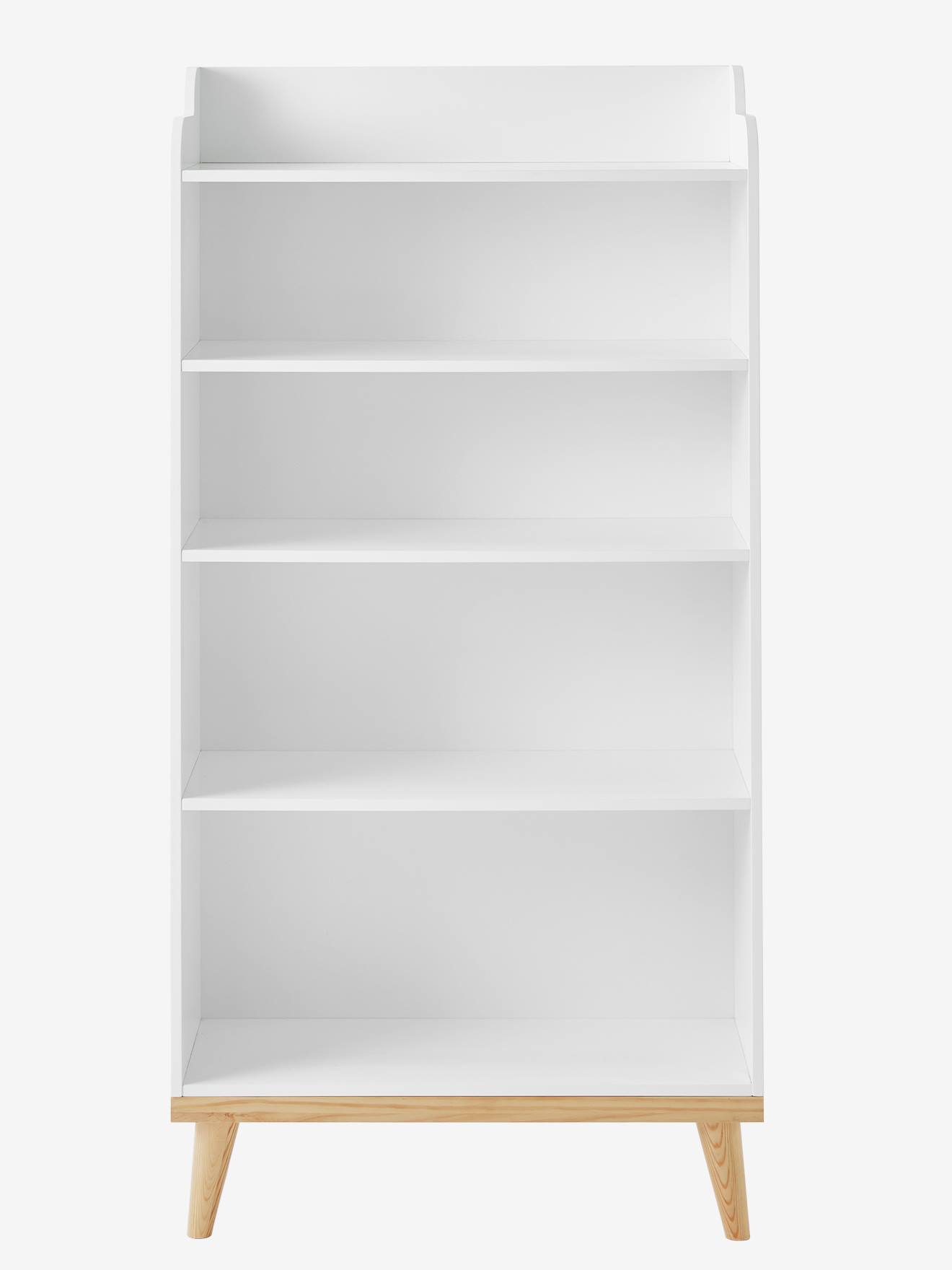 Vertbaudet Kinderzimmer Bücherregal ROMANCE - weiß/natur