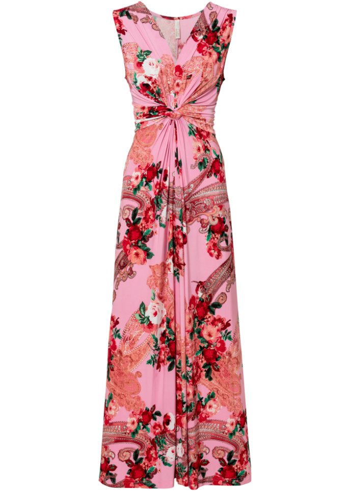 Maxikleid mit Wickeldetail