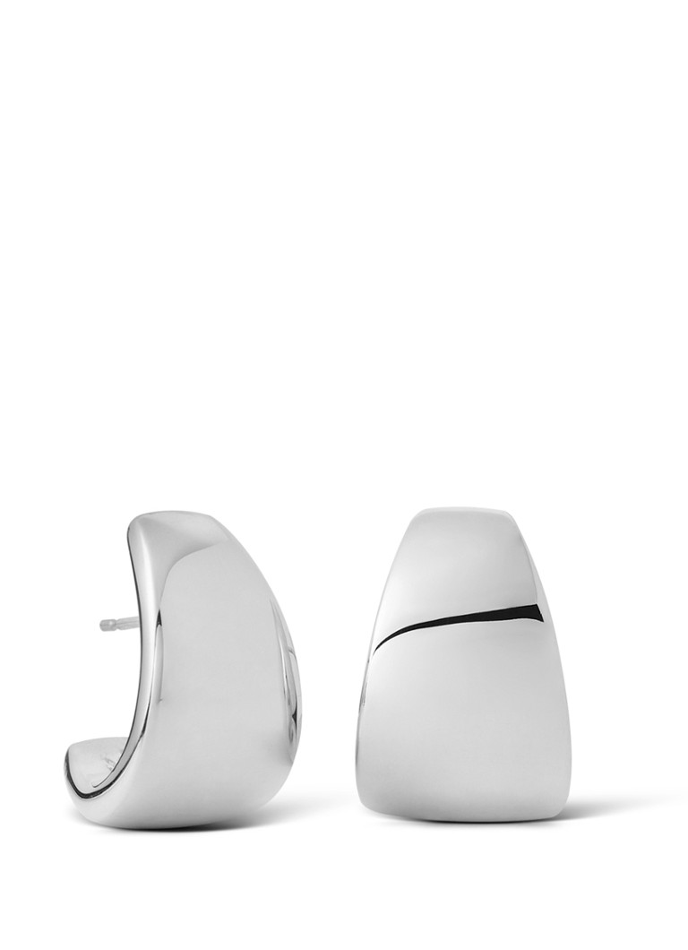 Λαμπερά ασημένια σκουλαρίκια Casa Jewelry Taps Max