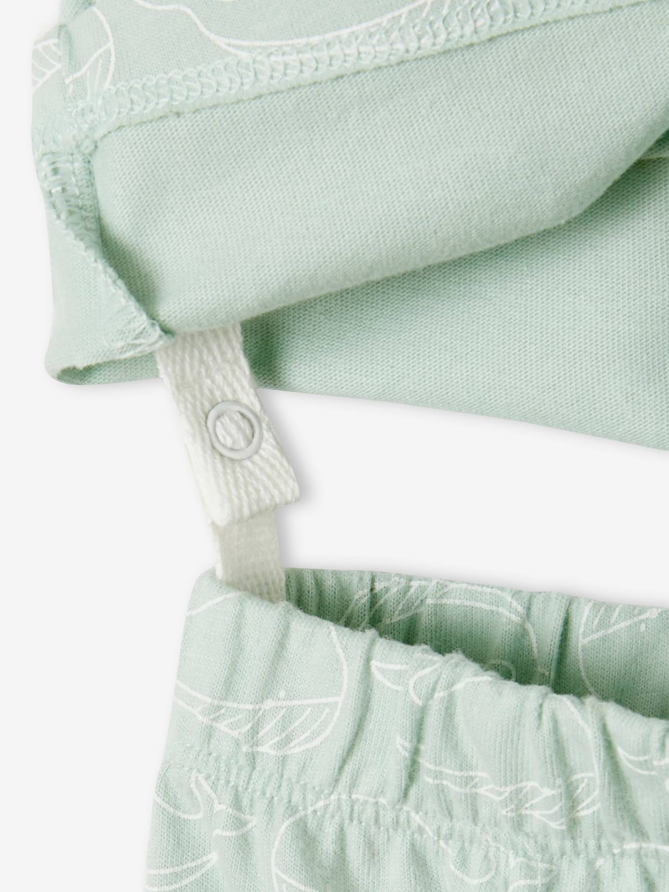 Vertbaudet 2er-Pack Baby Schlafanzüge Oeko-Tex - himmelblau