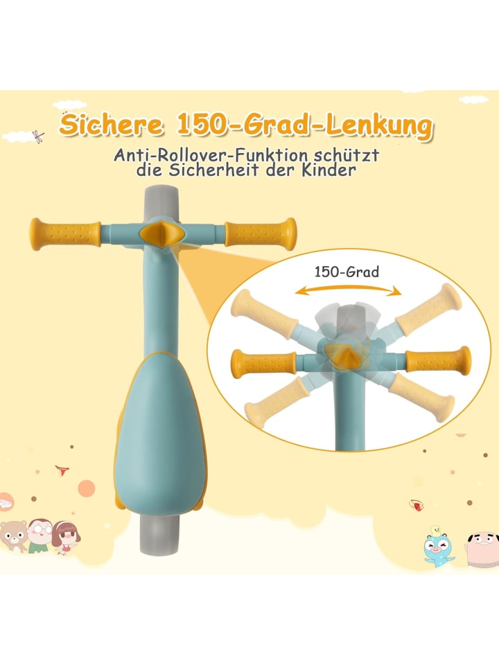 COSTWAY Laufrad 18 - 48 Monaten in Blau günstig kaufen 47 cm