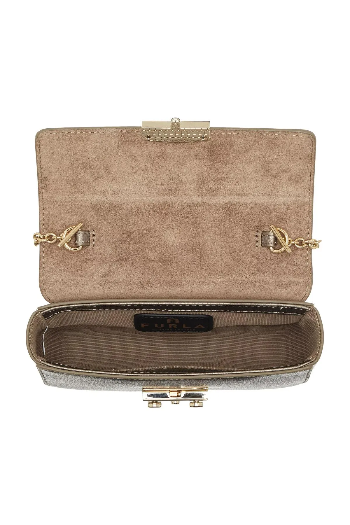FURLA  Metropolis Mini Crossbody Gardena Metallfarbe Gold Bronze