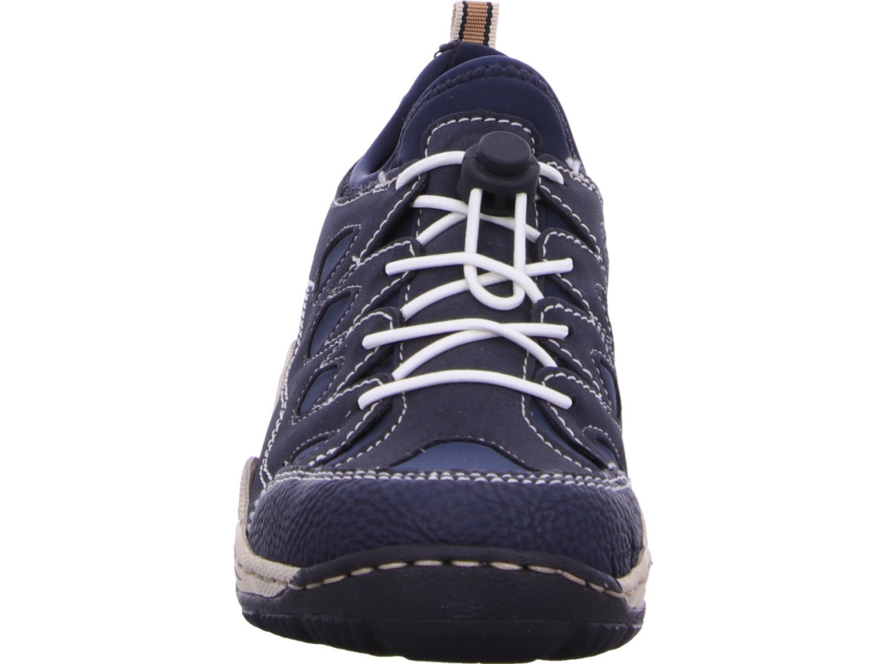 RIEKER Sportliche Slipper blau