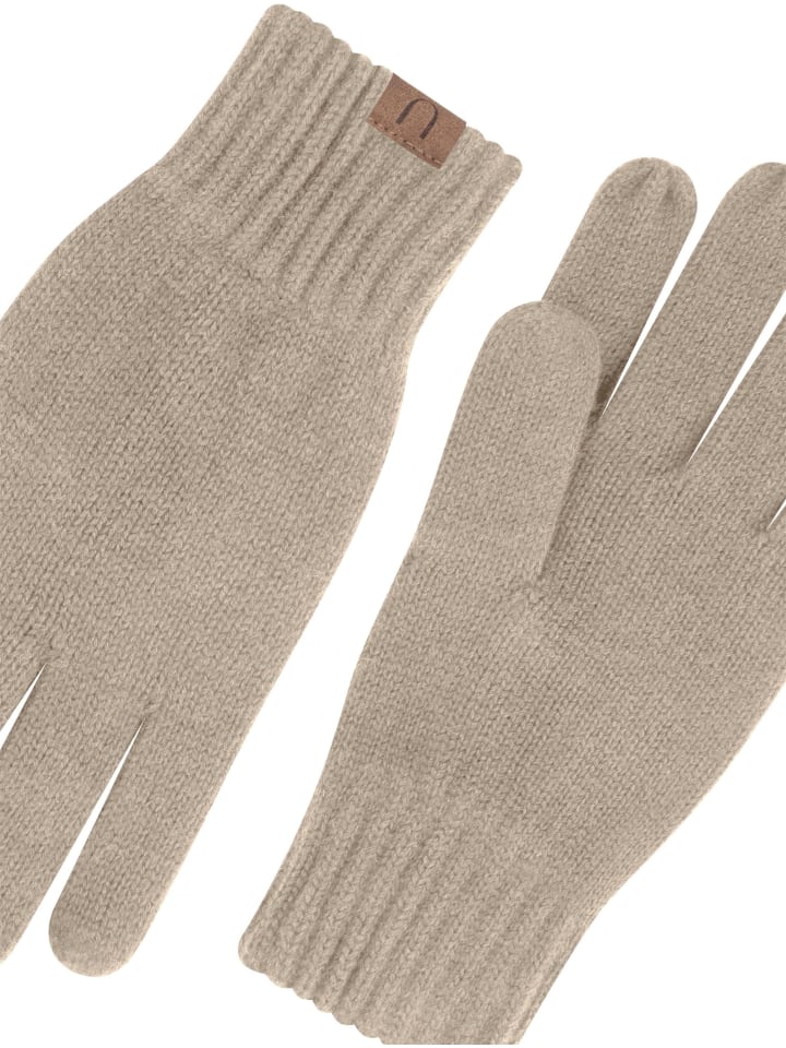 normani Merino Handschuhe Glattgestrickt in Beige günstig kaufen onesize