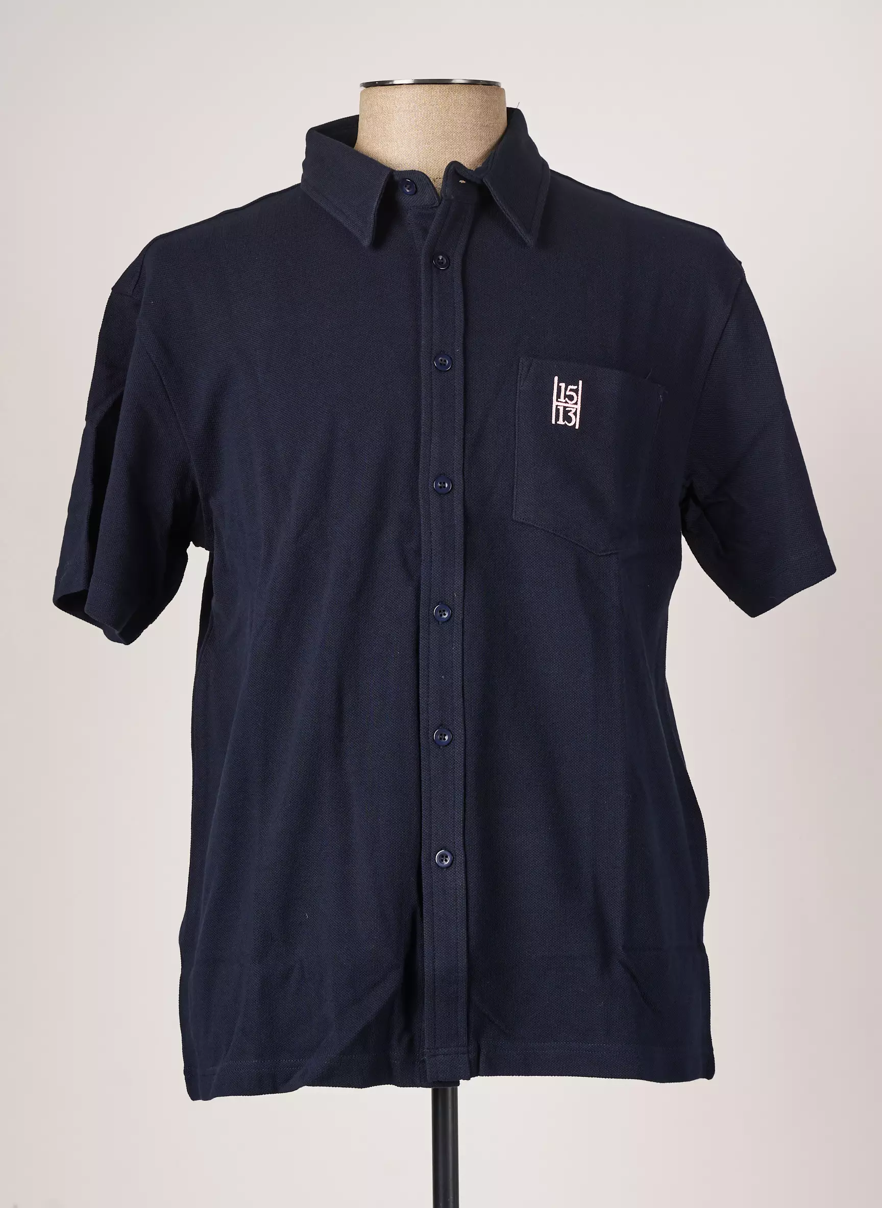 Quinze Treize Manches Courtes Homme couleur bleu