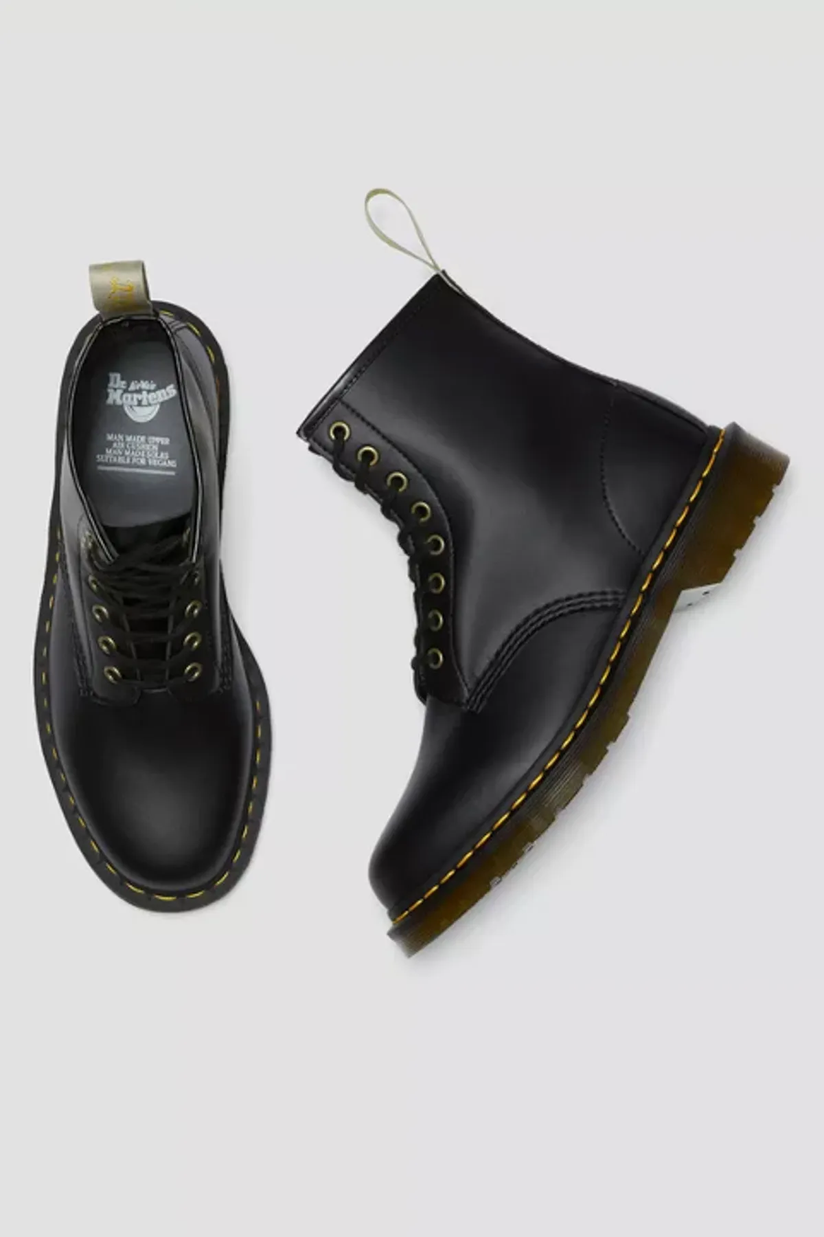 Dr. Martens  Schwarze Felix Rub Off Stiefel & Booties für Unisex