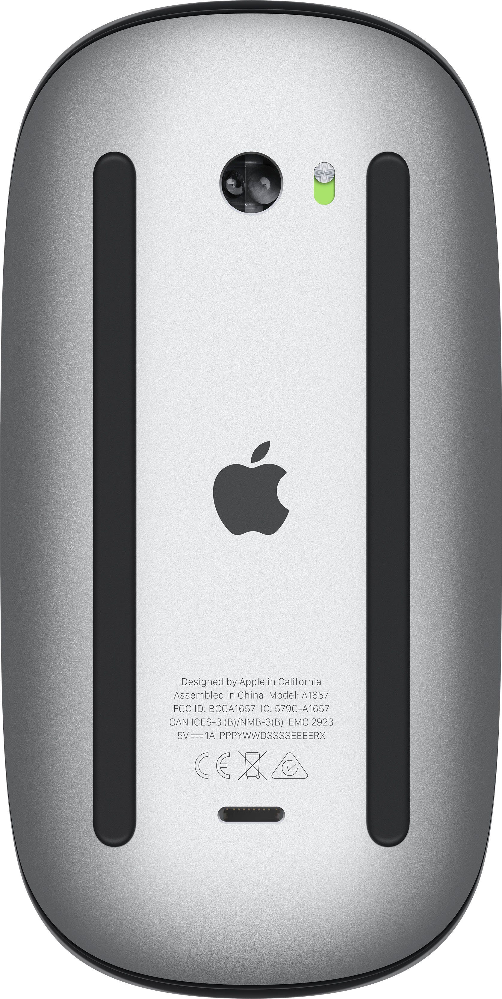 Apple Magic Mouse – Schwarze Multi-Touch Oberfläche Maus (Bluetooth)