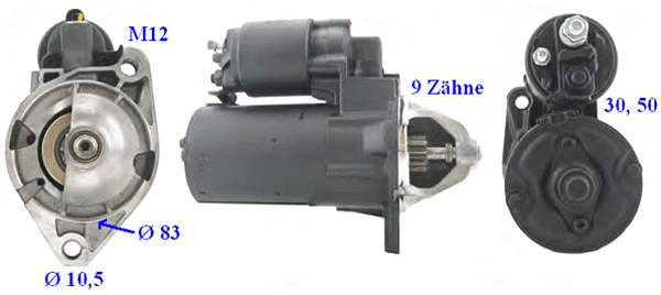 FRIESEN Anlasser Opel 8017920 - ATU